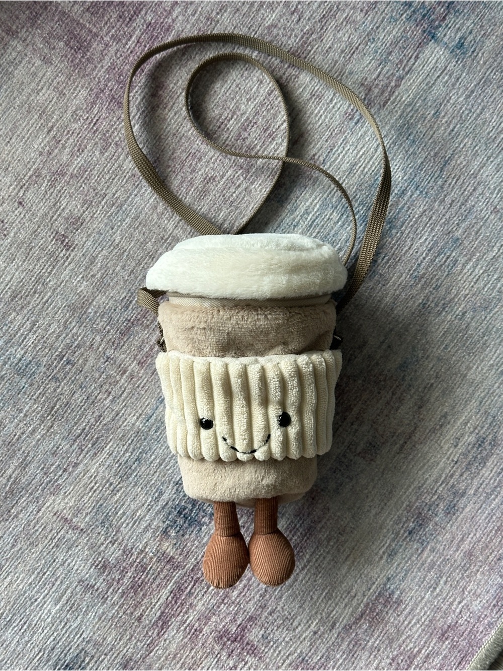 NWOT Jellycat Coffee-to-Go Bag